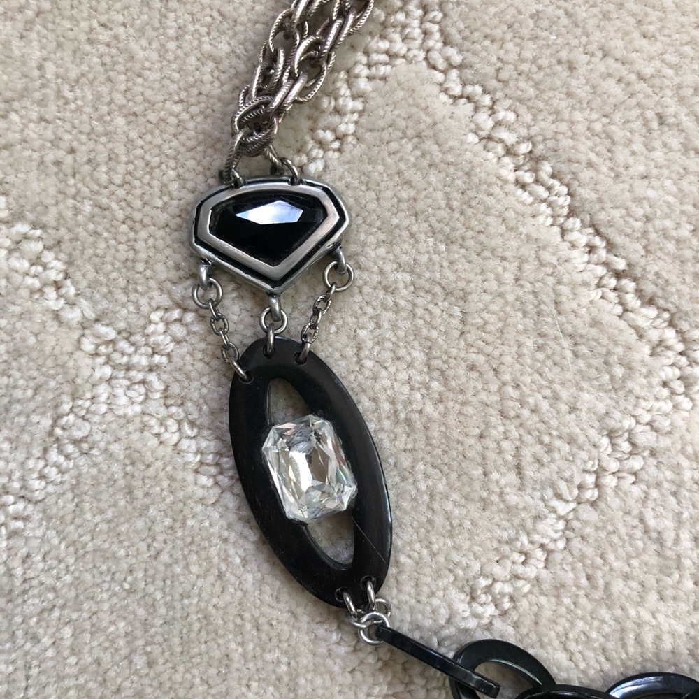 Acrylic Gemstone Statement Necklace - image 8